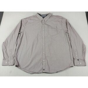 Cody James Button Down Shirt Mens 2XL Red Micro Check Western CGSU17W5